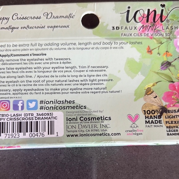 3D Faux Mink Lashes - Black - Picture 4 of 4